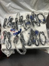 lot of 20 SVGA/VGA Monitor Male to Male Cable 5-6ft NEW