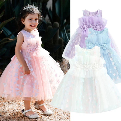 Tutù Neonata A 5 Strati In Tulle Morbido – Prendisole Principessa Senza Maniche (1-7 Anni) - 6