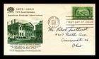 DR JIM STAMPS US COVER AMERICAN BANKERS ASSOCIATION 75TH ANNIVERSARY FDC FULTON