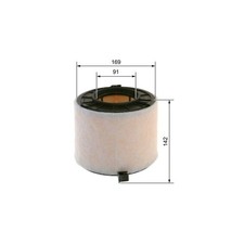 Luftfilter BOSCH F 026 400 677 für AUDI VW