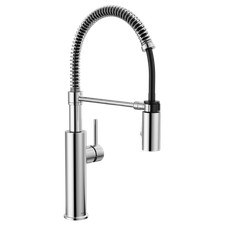 Delta Antoni 18803-DST Single-Handle Pull-Down Spring Kitchen Faucet - Chrome