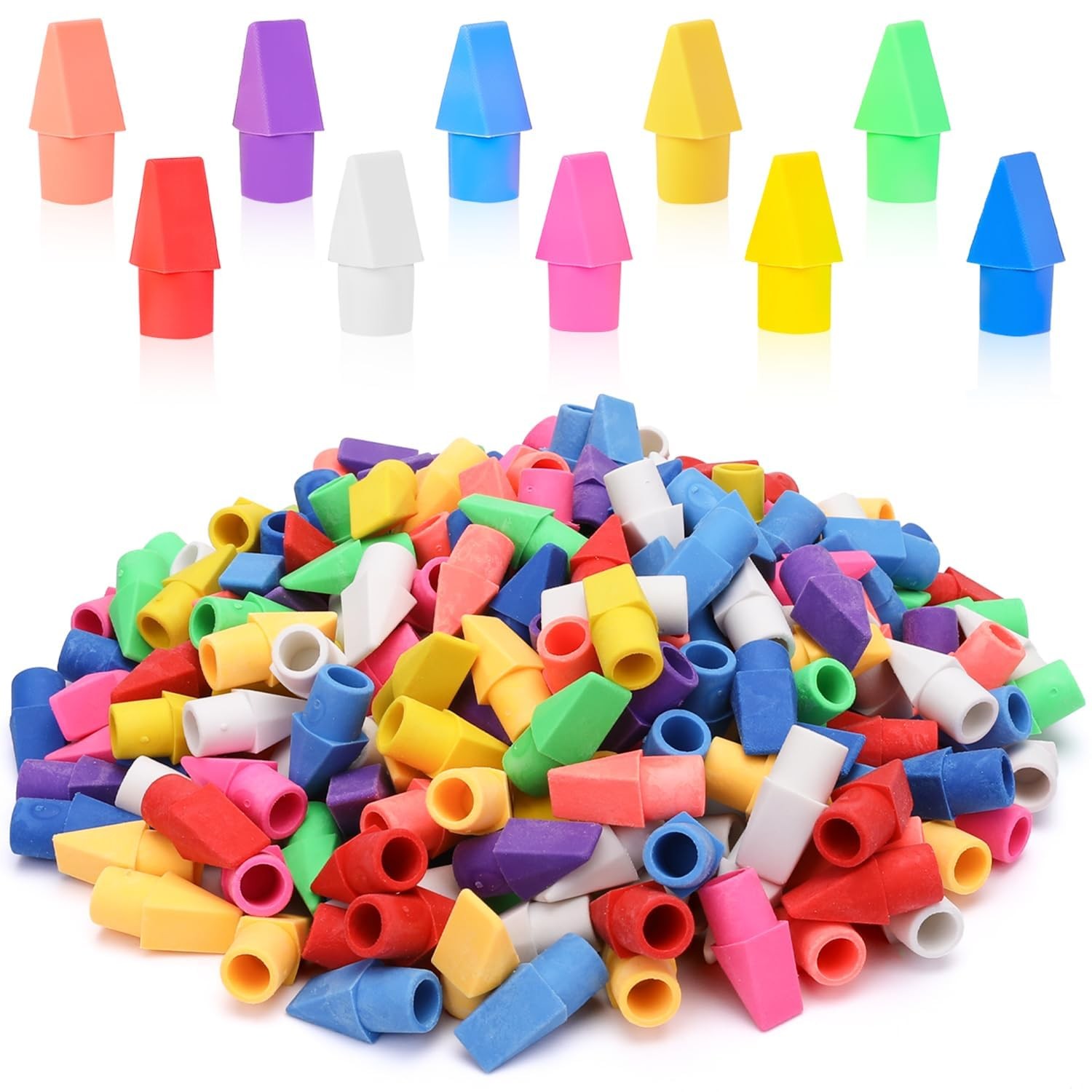 Erasers, Pencil Top Erasers For Kids Bulk, Small Eraser Topp