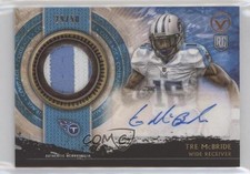 2015 Topps Valor of Honor Courage /50 Tre McBride #SHA-TMB Patch Auto Shield nd3