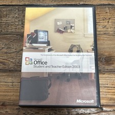 Microsoft Office 2003 Student and Teacher Edition Full Version w/ Word with Key
