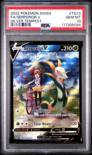 Pokemon Serperior V Silver Tempest TG13/TG30 PSA 10