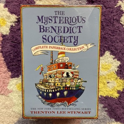 THE MYSTERIOUS BENEDICT SOCIETY Box Set by Trenton Stewart Paperback Collection 