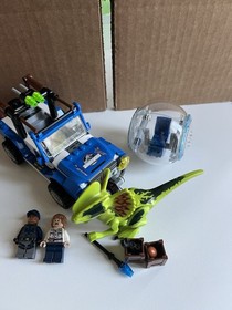LEGO Jurassic World: Dilophosaurus Ambush (75916) Complete With manuals
