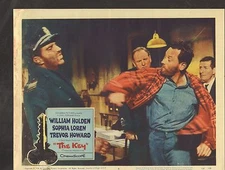 1958 MOVIE LOBBY CARD #3-1413- THE KEY - WILLIAM  HOLDEN