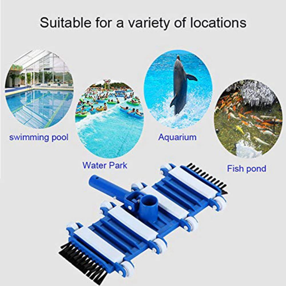 Vacuum Head 14" Swimming Pool Cleaning Equipment Outdoor SPA Pool Cleaner Tool