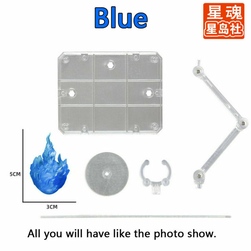 Tamashii Nations - Stage Act. 4 for Humanoid Stand Support (Clear) (2 Stands)  - Bandai Spirits Official S.H.Figuarts Stand 
