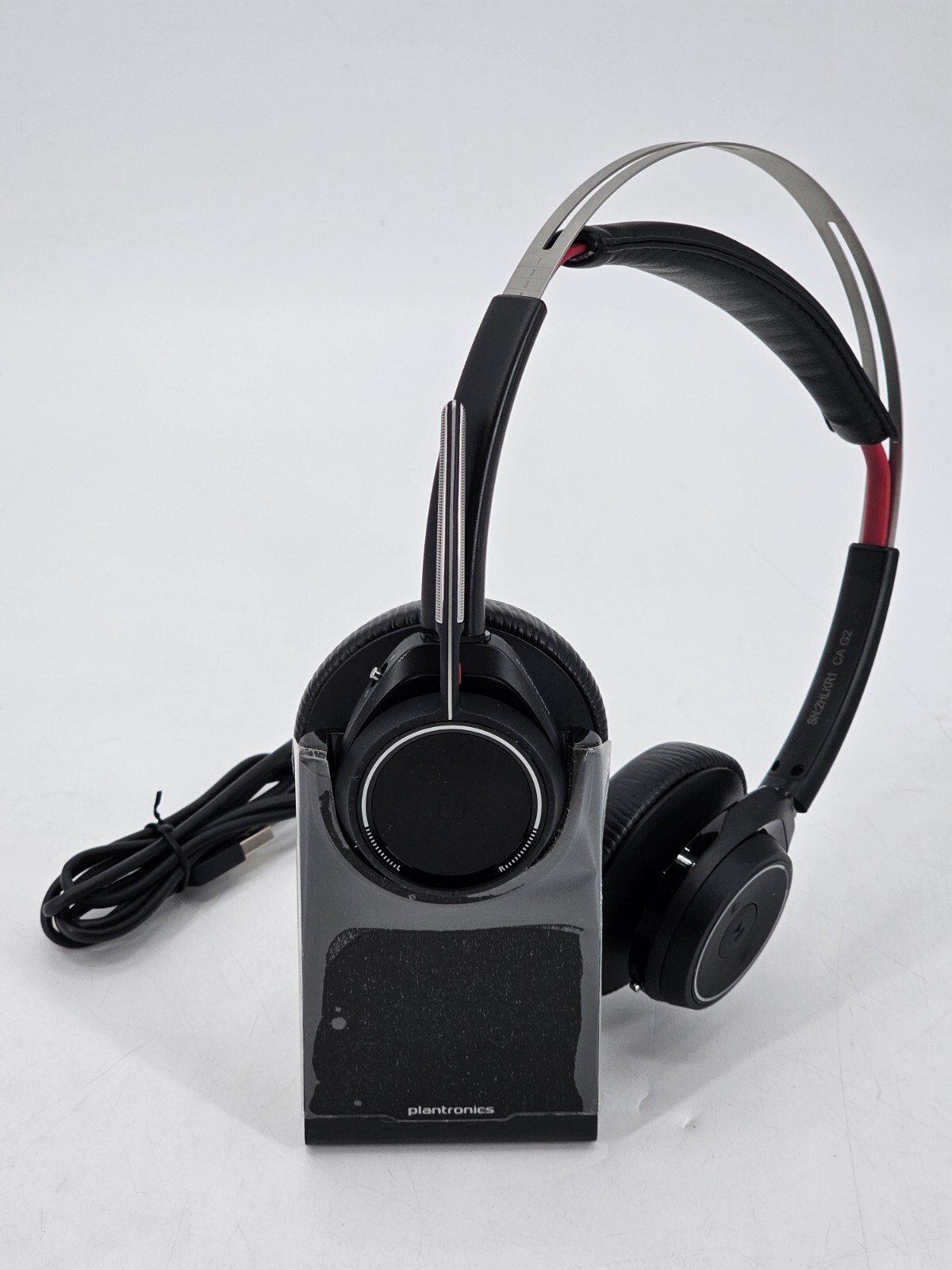 Plantronics Voyager Focus UC B825 Wireless Headset with Charging Stand for Office Calls  