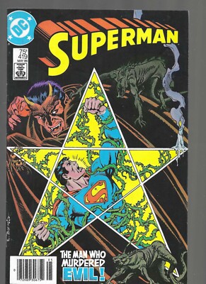 1986 DC-Superman #429-The Man Who Murdered Evil-Curt Swan Art-VF+