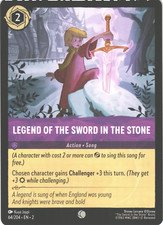 Disney Lorcana Rise of the Floodborn Legend of the sword in the stone 64/204