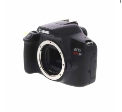 Canon EOS Rebel T6 - body with battery, camera bag, light, SD card, mini tripod,