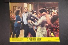 SUPER RARE 8X10 1977 ORIG PHOTO A PIECE OF THE ACTION" Sidney Poitier Bill Cosby