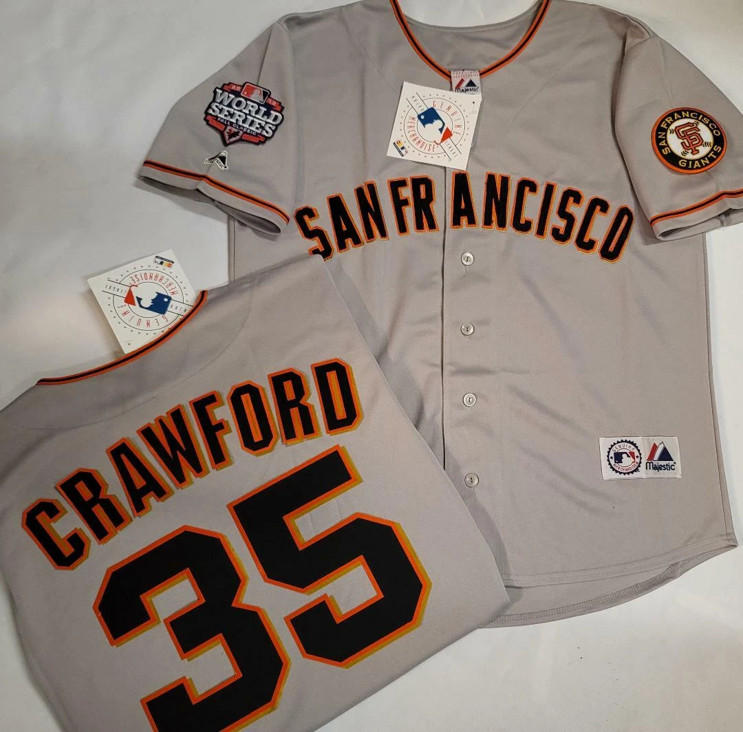 MLB San Francisco Giants (Brandon Crawford) Men's Replica Baseball Jersey