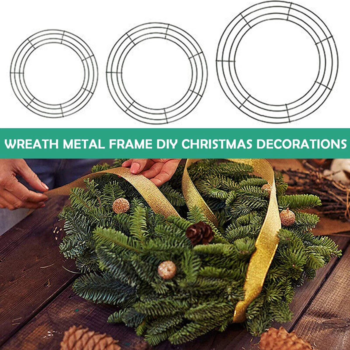 Wreath frames for sale deals