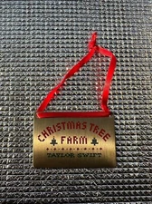 Taylor Swift Tree Farm Sign Metal Ornament Merch With Sticker Christmas Official