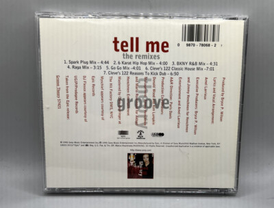 GROOVE THEORY - Tell Me: The Remixes 1995 CD Single Scratch Free