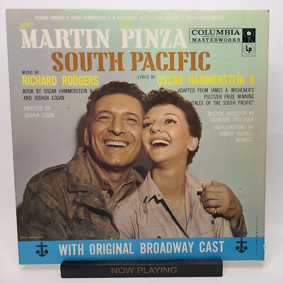 Martin Pinza South Pacific Original Broadway Cast Vinyl Columbia Gatefold 