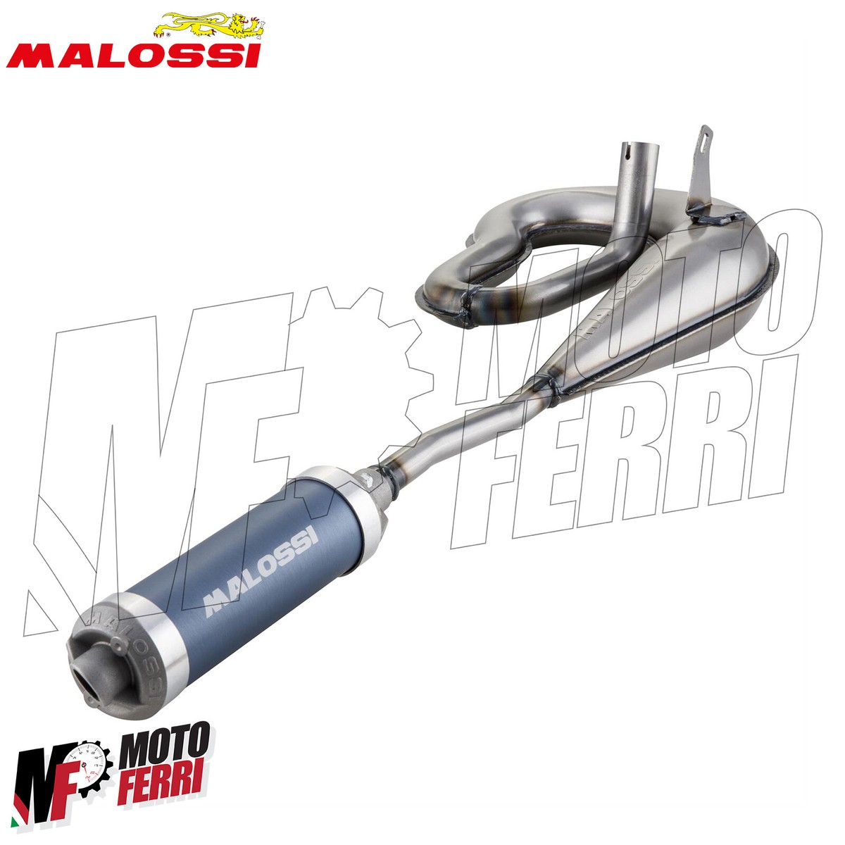 Silencieux Malossi Too Bad Attaque D22 Complet Pour Piaggio Boss 50 2T AC - Échappement Sport Neuf