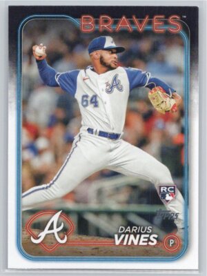 2024 Topps #493 Darius Vines Atlanta Braves RC