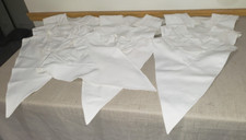 LOT OF 10 CHOIR ROBE STOLES OVERLAYS WHITE SUPER NICE CUSTOM MADE
