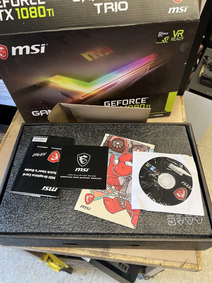 MSI NVIDIA GeForce GTX 1080 Ti Gaming X TRIO 11GB GDDR5X Graphic