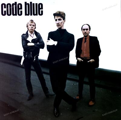 Code Blue - Code Blue UK LP 1980 (VG+/VG+) with blue poly bag '