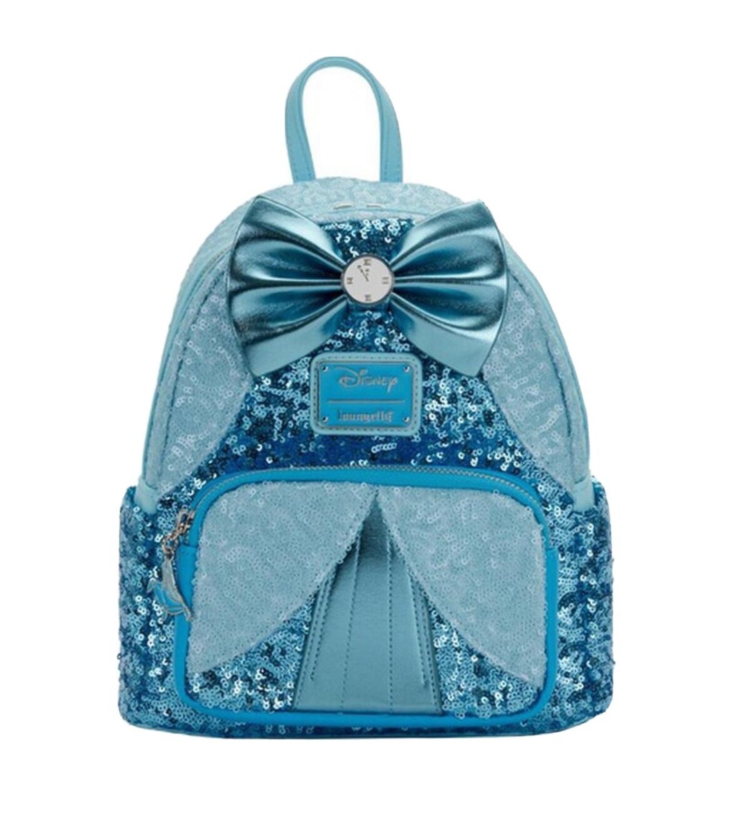 Rare Loungefly Exclusive Cinderella Sequin Mini Backpack-New