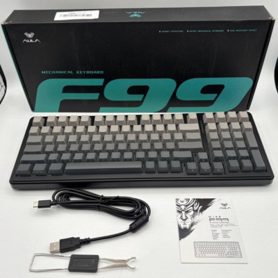 Aula F99Pro Black + Gradient Grey Mechanical Keyboard Wireless