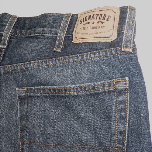 LEVI'S HERREN SIGNATURE BOOTCUT DENIM JEANS ~ Gr. W 38 x L 30 ~ BLAU ~ GUT / GEBRAUCHT - Bild 8 von 19