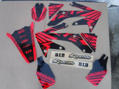 FLU PTS5  PRO TEAM  GRAPHICS  HONDA CRF250R  2004 2005 2006 2007 2008 2009 