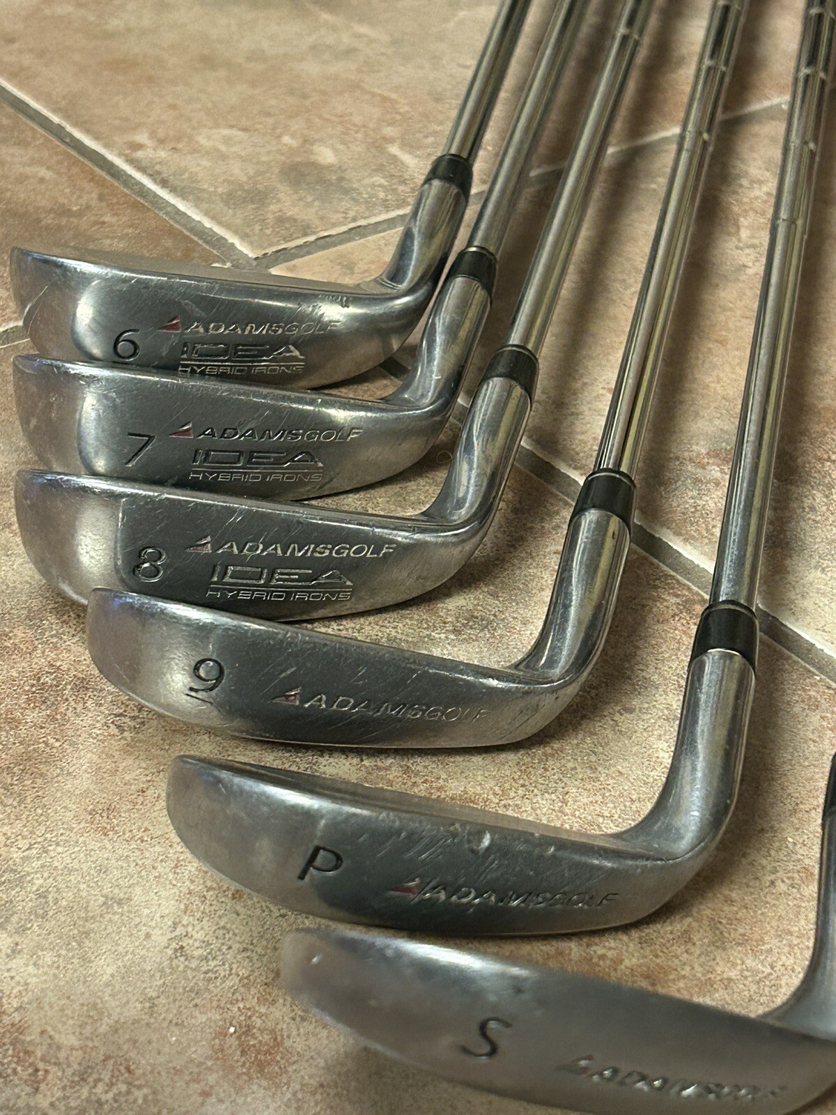 Adams Golf Idea Hybrid Irons A30S 6 7 8 9 P S Putter and Sand Wedge