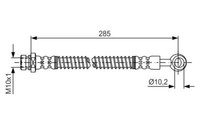 Bosch 1987481645 Bremsschlauch 285 Mm FüR Hyundai I10 Kia Picanto 1.0-1.2 04.04-