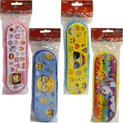 Daho Emoji Tin Pencil case for Kids - Choice Your Character