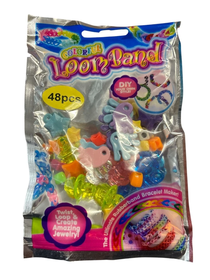 Loom Band Set Mädchen Mitgebsel - 48-teilig Neu