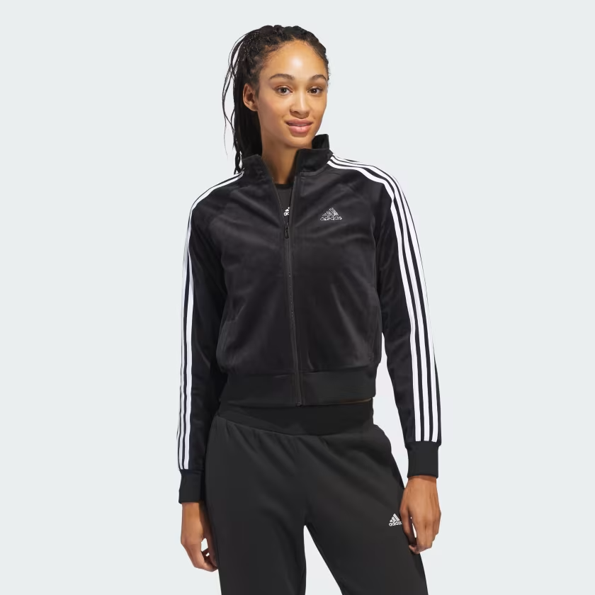 adidas Originals Women's Y2K Glam Plush Velour Track suit adidas Originals Women's Y2K Glam Plush Velour Track suit