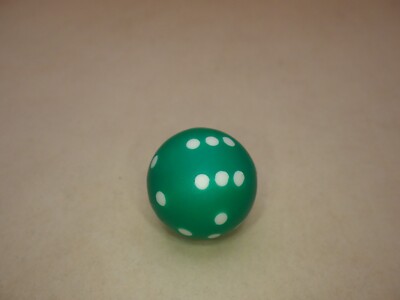 Dark Green Round D6 (six Sided) Die - RPG Tool Tabletop Roleplay Games Supply