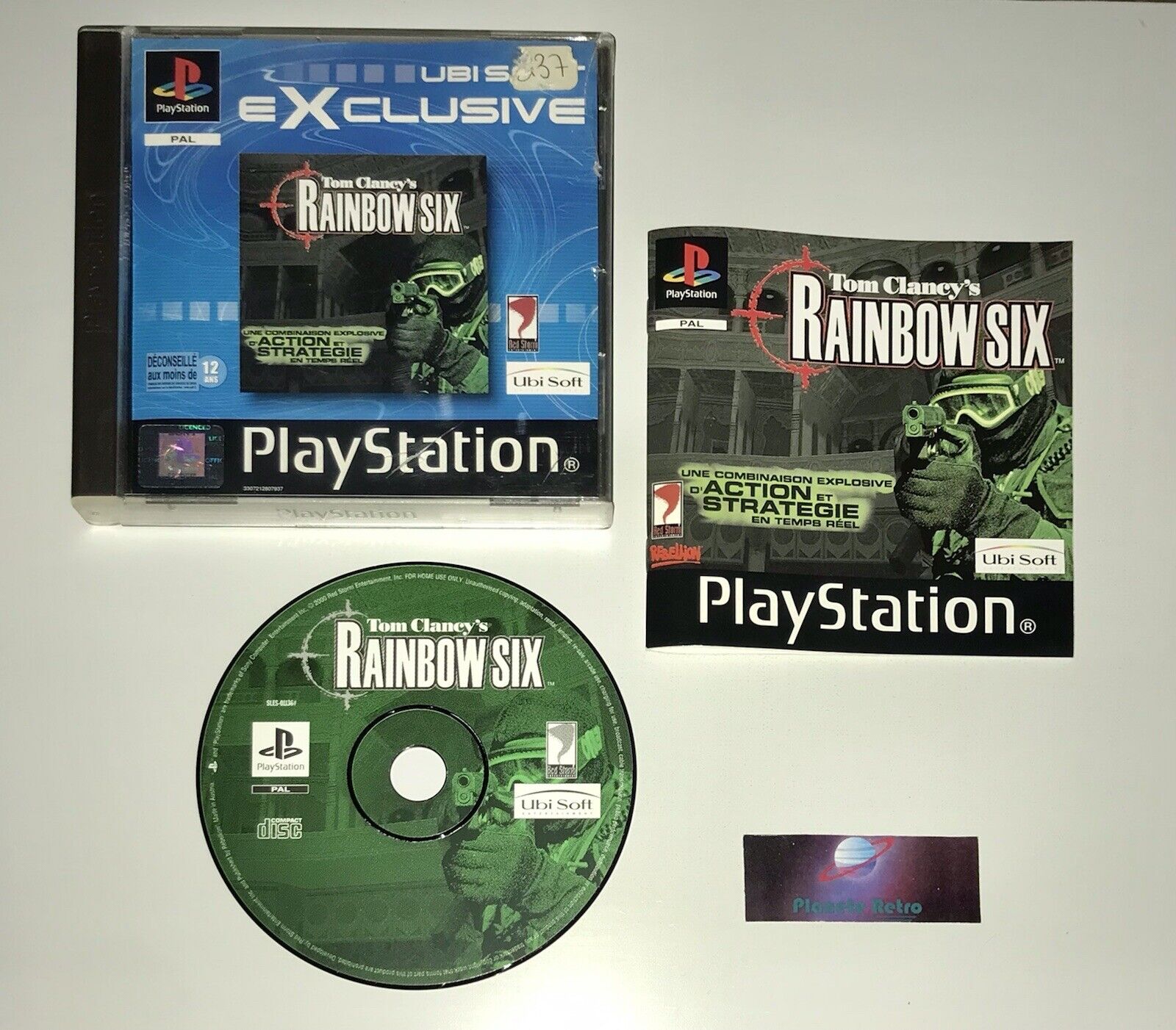 Rainbow Six - PS1 Complet Version Française PlayStation Sony Exclusive