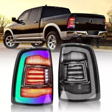 RGB Tail Light for Dodge Ram 1500 2500 3500 2009-2018 LED Rear Light Smoked Lens