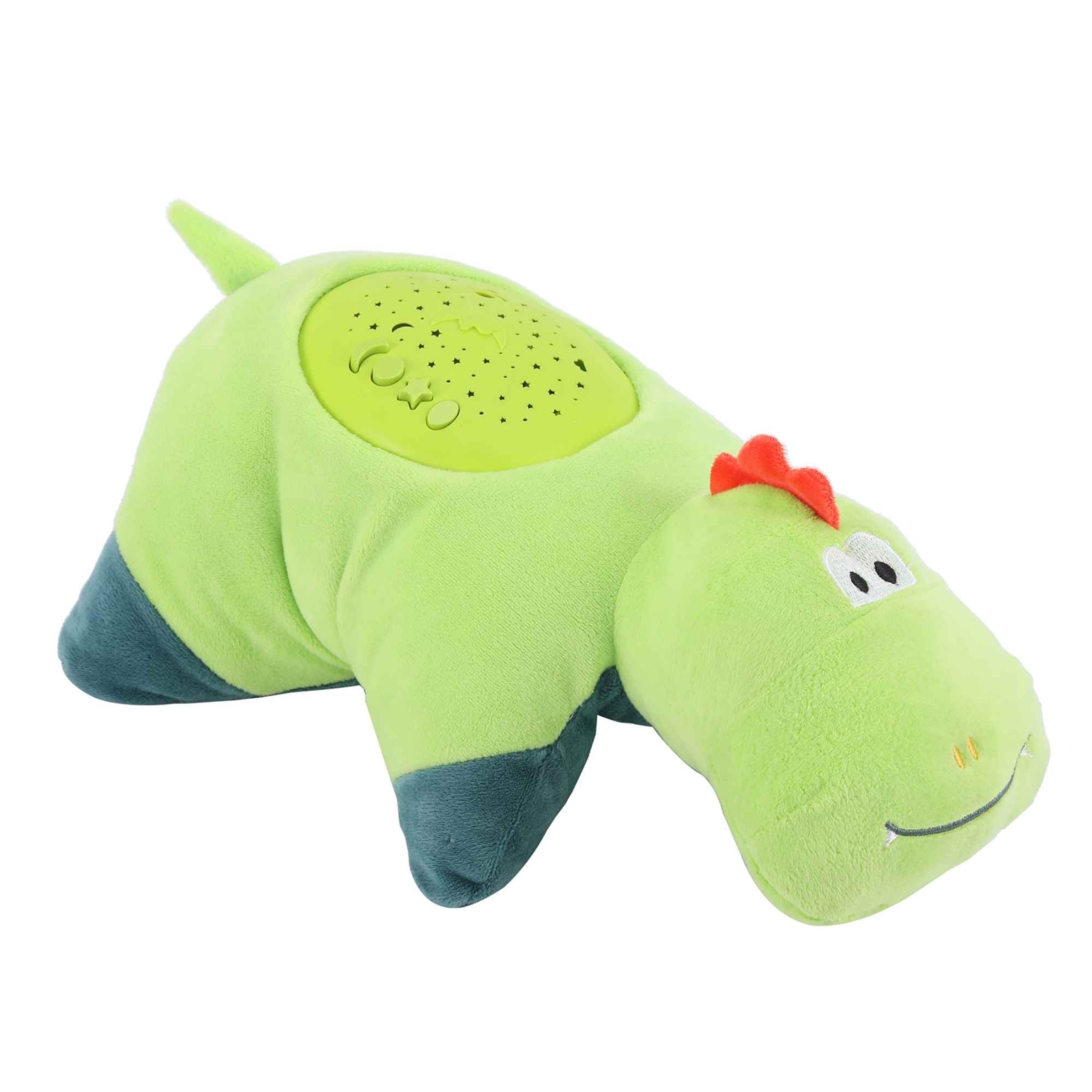 Kuscheltier Stofftier Plüschtier Nachtlicht Dino mit Sternenhimmel und Musik 