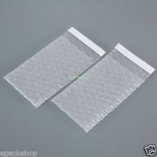 Image of Clear Small Bubble Bags 3 x 5 Inch (8 x13+2cm) Self Seal Envelopes Packing Pouch