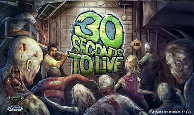 30 Seconds to Live zombie card game brand new horror two player, solo board game