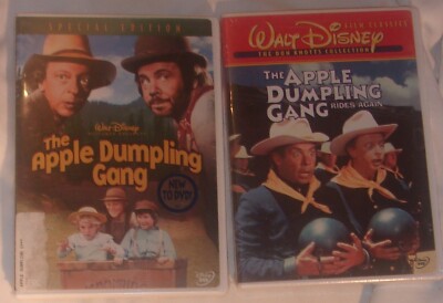 2 DVDS THE APPLE DUMPLING GANG & THE APPLE DUMPLING GANG RIDES AGAIN NEW SEALED