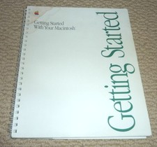 Apple Macintosh Getting Started with your Macintosh Book Guide 030-3906-A