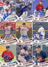 COLE STOBBE SIGNED 2017 TOPPS PRO DEBUT ROOKIE CARD AUTO 