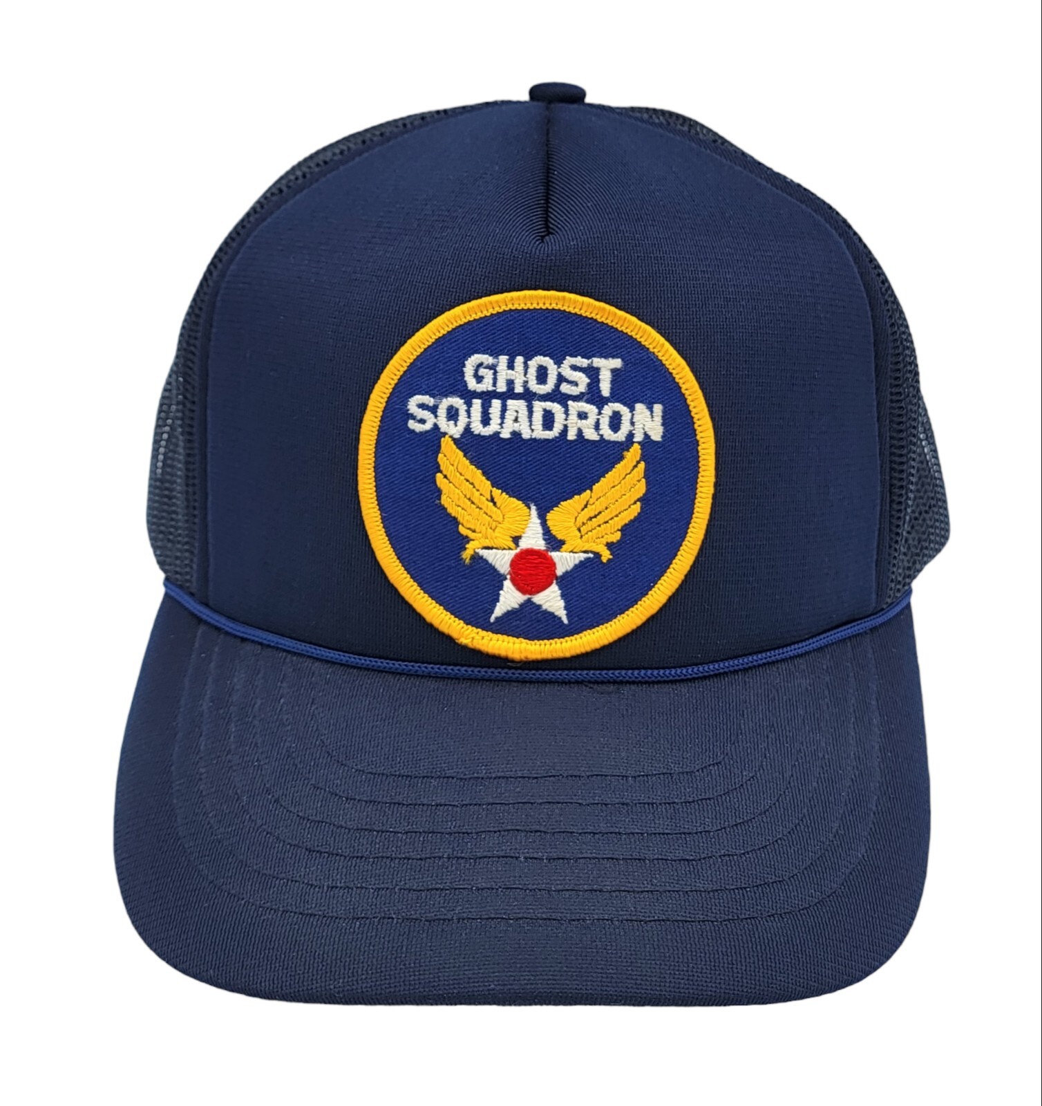 Vintage Ghost Squadron Patch 5-Panel Trucker Mesh… - image 2