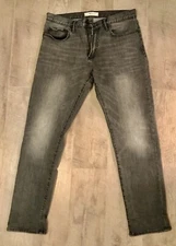 Gap Striaght Fit Jeans Mens Sz 32x30 Light Wash Gray 