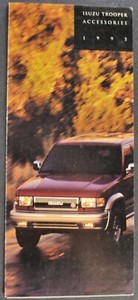 1995 Isuzu Trooper Accessories Brochure Folder Excellent Original 95